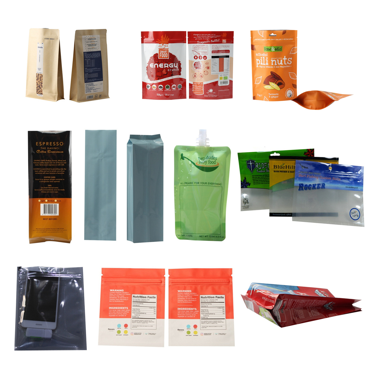 Gravure printing design and printing of plastic packaging bag ...